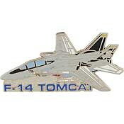 Eagle Emblems P16563 Pin-Apl,F-014A Tomcat,Gry (2")
