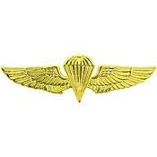 Eagle Emblems P16567 Wing-Usn/Usmc,Para,Basic (GLD-STND), (1-1/2")