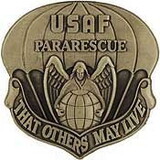 Eagle Emblems P16570 Bdg-Usaf, Pararescue (1-1/2
