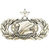 Eagle Emblems P16576 Wing-Usaf, Inf.Mngr, Sr. Pwt (1-5/8