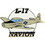 Eagle Emblems P18045 Pin-Apl, L-17A, Navion (1-1/2")