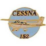 Eagle Emblems P18066 Pin-Apl,Cessna 152 (1-1/2