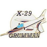 Eagle Emblems P18068 Pin-Apl,X-29 Grumman (1-1/2