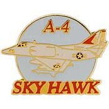 Eagle Emblems P18078 Pin-Apl, A-04 Skyhawk (1-1/2