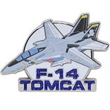 Eagle Emblems P18080 Pin-Apl,F-014A Tomcat,Gry (1-3/8