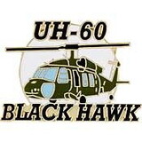 Eagle Emblems P18082 Pin-Hel, Uh-60 Blackhawk (1-1/2