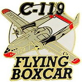 Eagle Emblems P18083 Pin-Apl, C-119 Flying Box Ac Model (1-1/2