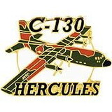 Eagle Emblems P18089 Pin-Apl, C-130 Hercules, Rt (Camo) (1-1/2