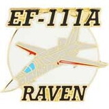 Eagle Emblems P18105 Pin-Apl, Ef-111A Raven (1-1/2