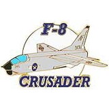 Eagle Emblems P18109 Pin-Apl, F-008 Crusader (1-1/2