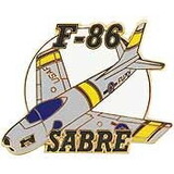 Eagle Emblems P18116 Pin-Apl,F-086 Sabre,Left (1-3/16