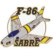 Eagle Emblems P18116 Pin-Apl,F-086 Sabre,Left (1-3/16")