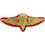 Eagle Emblems P40047 Wing-Kuwait, Jump (3-5/8")