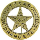 Eagle Emblems P40073 Bdg-Texas Ranger  (Gld) (1-5/8
