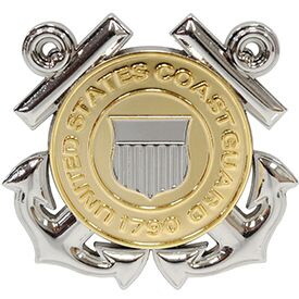 Eagle Emblems P40158 Bdg-Uscg,Enlisted (1-3/4")