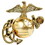 Eagle Emblems P40205 Pin-Usmc,Emblem,E1,Left CAP-GOLD, (1-5/8")