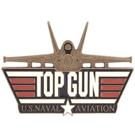 Eagle Emblems P40212 Pin-Usn,Top Gun Jet,Front (2")
