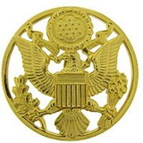 Eagle Emblems P40219 Bdg-Army, Enlisted, Gold Circle (1-7/8