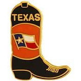 Eagle Emblems P60281 Pin-Texas,Cowboy Boot (1