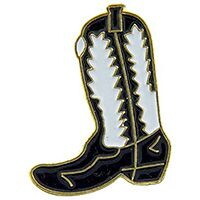 Eagle Emblems P60284 Pin-Cowboy,Boot,Left (1")