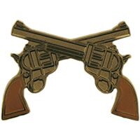 Eagle Emblems P60295 Pin-Gun,Revolvers/Crossed (1")