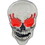 Eagle Emblems P60381 Pin-Skull,Red Eyes (1")