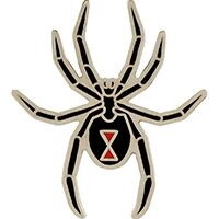 Eagle Emblems P60851 Pin-Spider,Black Widow (1-3/16")