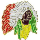 Eagle Emblems P61174 Pin-Indian, Chief (1