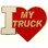 Eagle Emblems P61190 Pin-Truck, I Love My Truck (1")