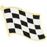 Eagle Emblems P61193 Pin-Flag, Checkered, Crs (1