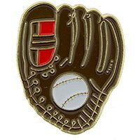 Eagle Emblems P61213 Pin-Baseball,Glove (1")