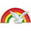 Eagle Emblems P61252 Pin-Bird, Dove, Rainbow (1")
