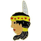 Eagle Emblems P61422 Pin-Indian, Squaw (1