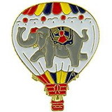 Eagle Emblems P61571 Pin-Hotair, Elephant (1