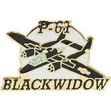 Eagle Emblems P61668 Pin-Apl, P-61 Black Widow (1-1/2