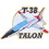 Eagle Emblems P61670 Pin-Apl, T-38 Talon (1-1/2")