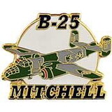 Eagle Emblems P61681 Pin-Apl, B-25 Mitchell (Left) (1-1/2