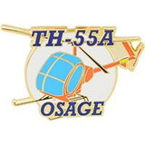Eagle Emblems P61690 Pin-Hel,Th-55A Osage (1-3/8