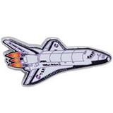 Eagle Emblems P61720 Pin-Space,Shuttle,Craft (1-1/8