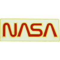 Eagle Emblems P61722 Pin-Space,Nasa Logo Wht/Red (1-1/4")