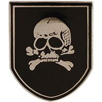 Eagle Emblems P61876 Pin-Skull &Amp; Bones,Shield (1")