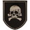 Eagle Emblems P61876 Pin-Skull & Bones, Shield (1")