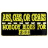 Eagle Emblems P61991 Pin-Nobody Rides For Free (1