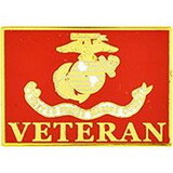 Eagle Emblems P62264 Pin-Usmc, Flag, Veteran (1