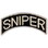 Eagle Emblems P62265 Pin-Sniper, Tab (Slv/Blk) (1-1/4")