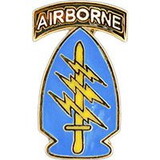 Eagle Emblems P62276 Pin-Special Forces, A/B (1-1/8