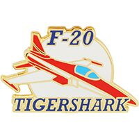 Eagle Emblems P62300 Pin-Apl,F-020 Tigershark (1-1/2")