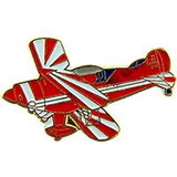 Eagle Emblems P62324 Pin-Apl, Pitts Special, Red (1-1/2
