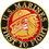 Eagle Emblems P62367 Pin-Usmc,Bulldog,Rnd (1")