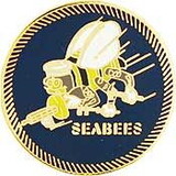 Eagle Emblems P62422 Pin-Usn,Seabees (1